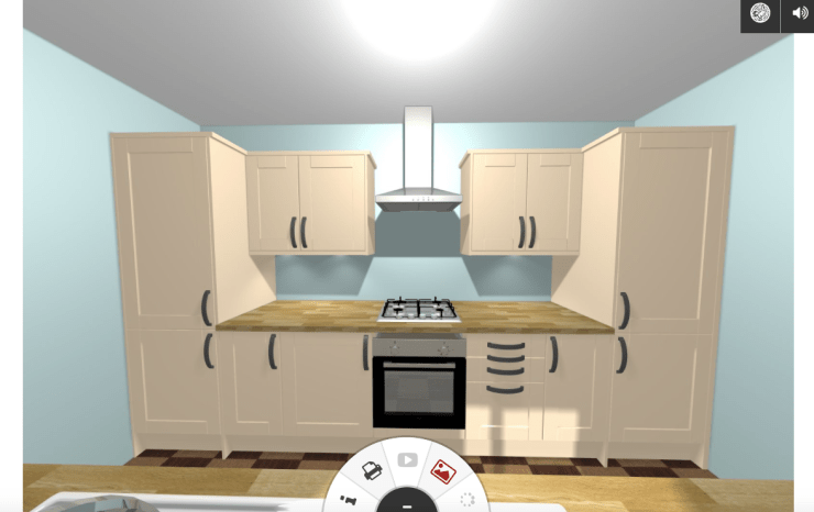 Proposed kitchen for Repton Cottage